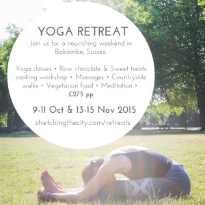 Stretching the City Yoga Retreat in Sussex